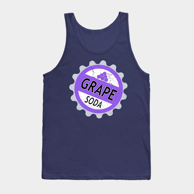 Grape Soda Cap Tank Top by 80q Dresses You